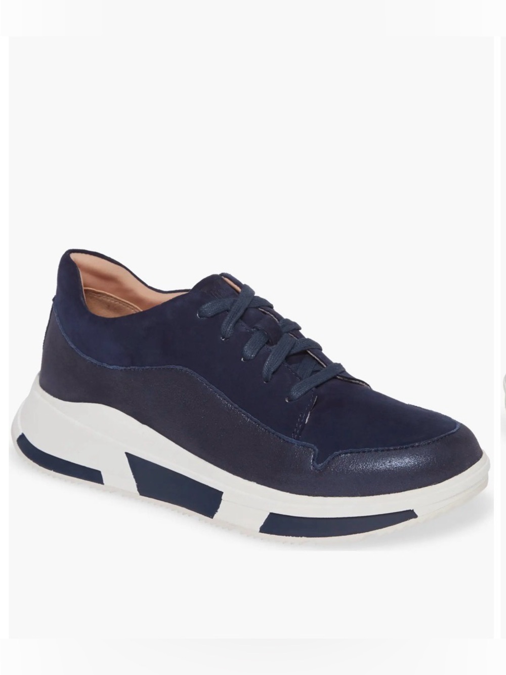 FitFlop Freya navy metallic sneakers, 9.5